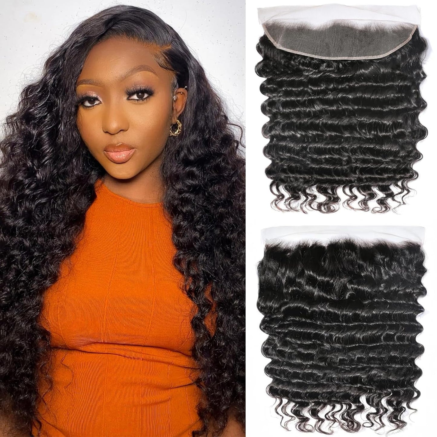 Sacred Crown TM Deep Wave Virgin Human Hair Bundles (3-4 Pieces, Multiple Lengths)