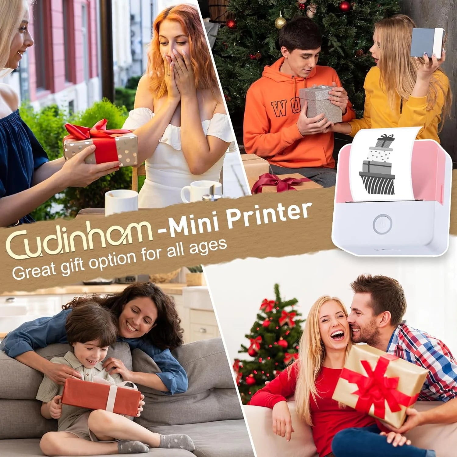 Sacred Prints TM Portable Thermal Mini Printer - Inkless, Wireless & Compact