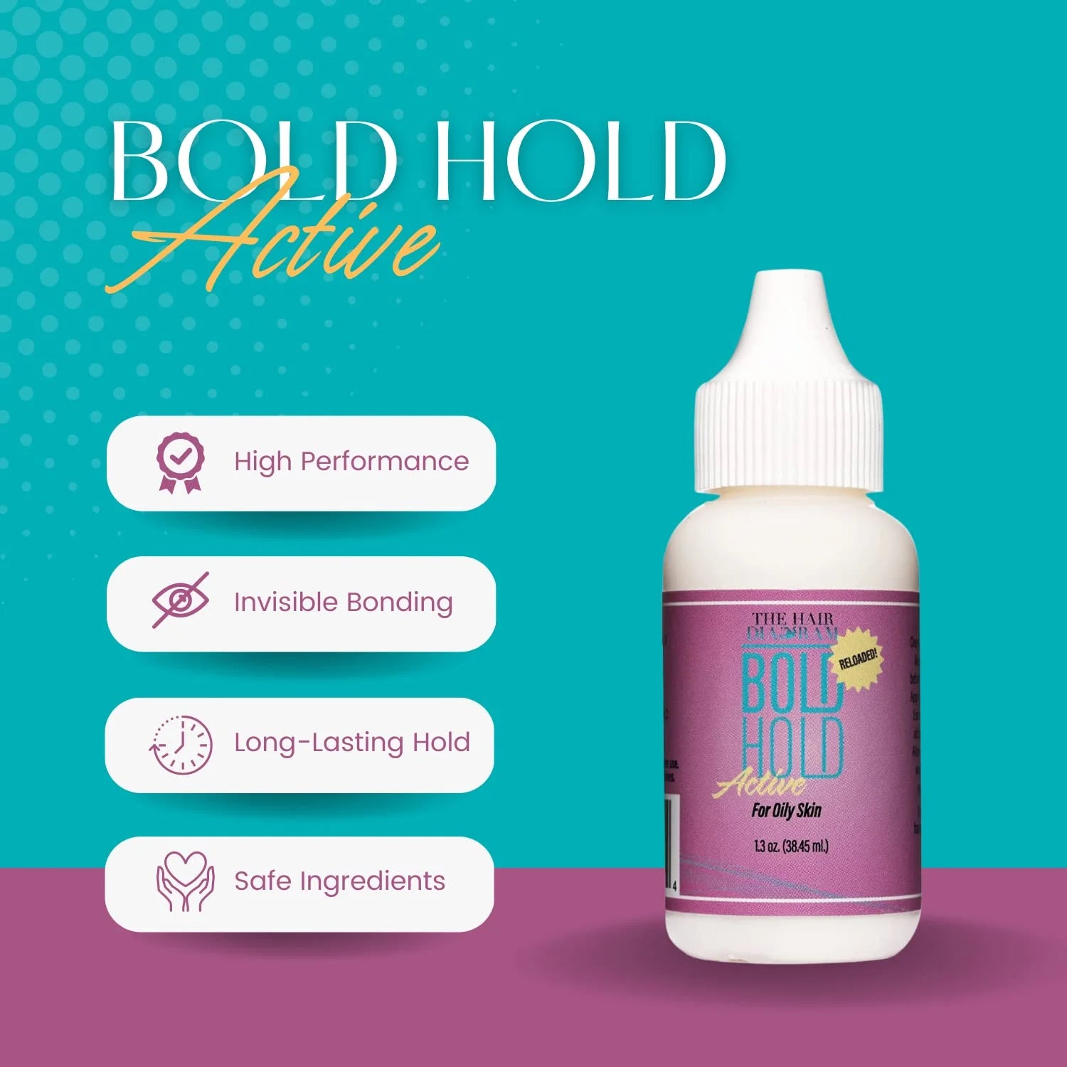 Sacred Scrubs Bold Hold Active Reloaded Wig Glue