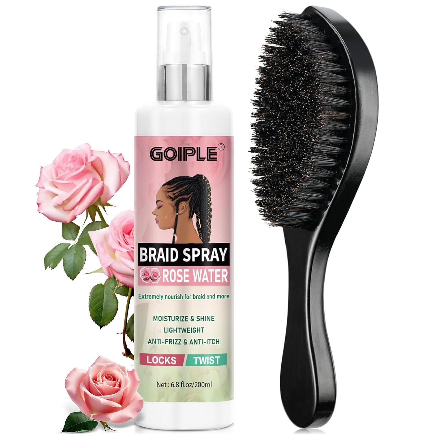 Sacred Scrubs Rose Mint Braid Spray 
