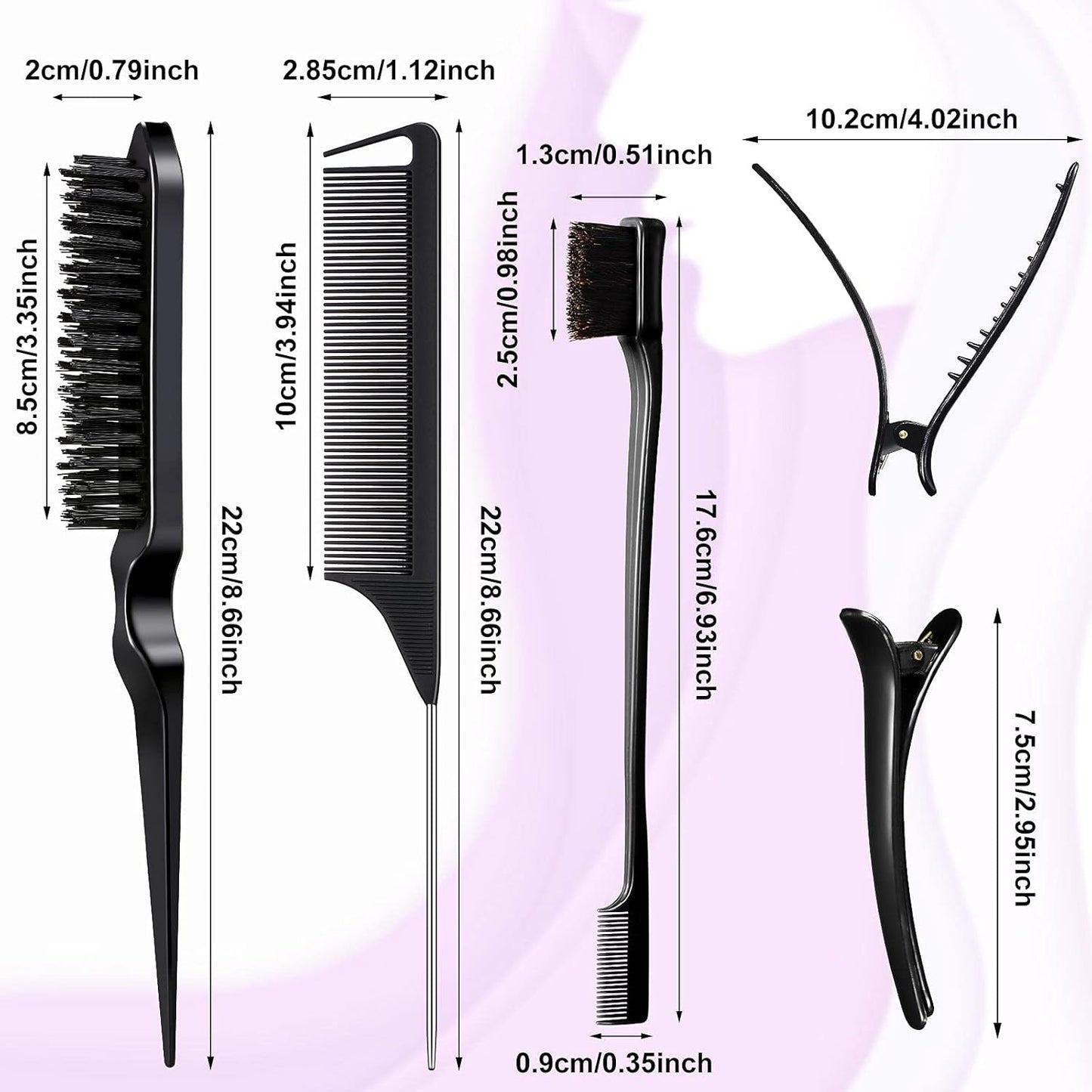Sacred Sleek 12 Piece Hair Brush Set