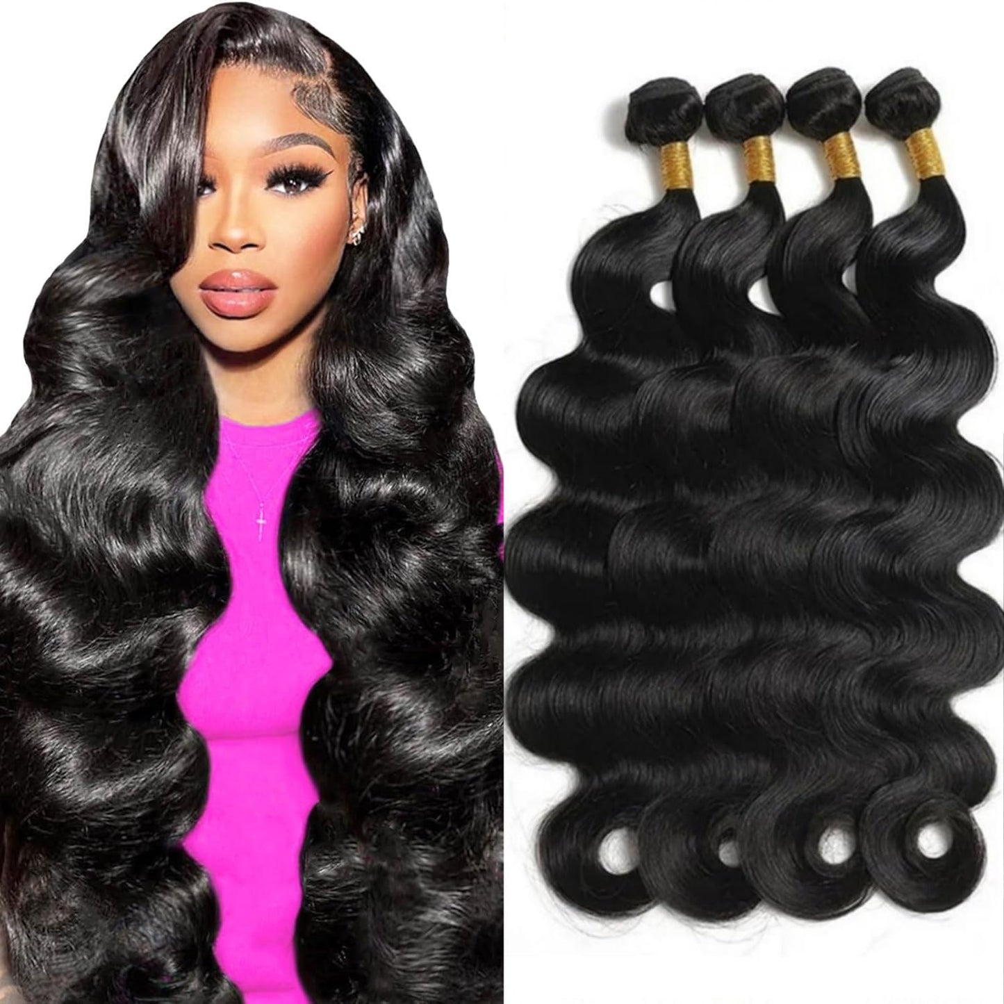 Sacred Crown TM Bundle Body Wave Set - Virgin Human Hair