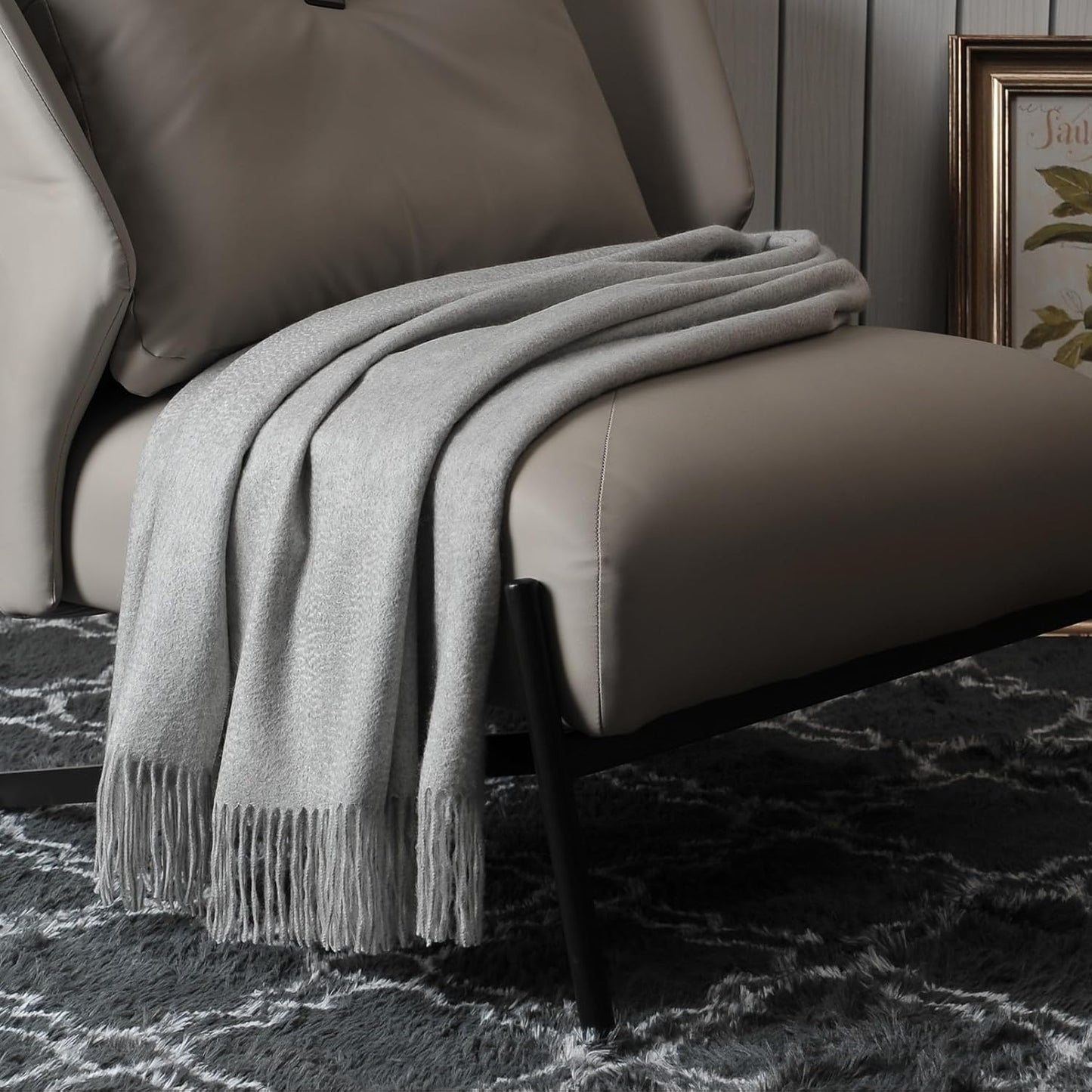 Sacred EmbraceTM Cashmere Throw-100% Pure Luxury Blanket in a Gift Box