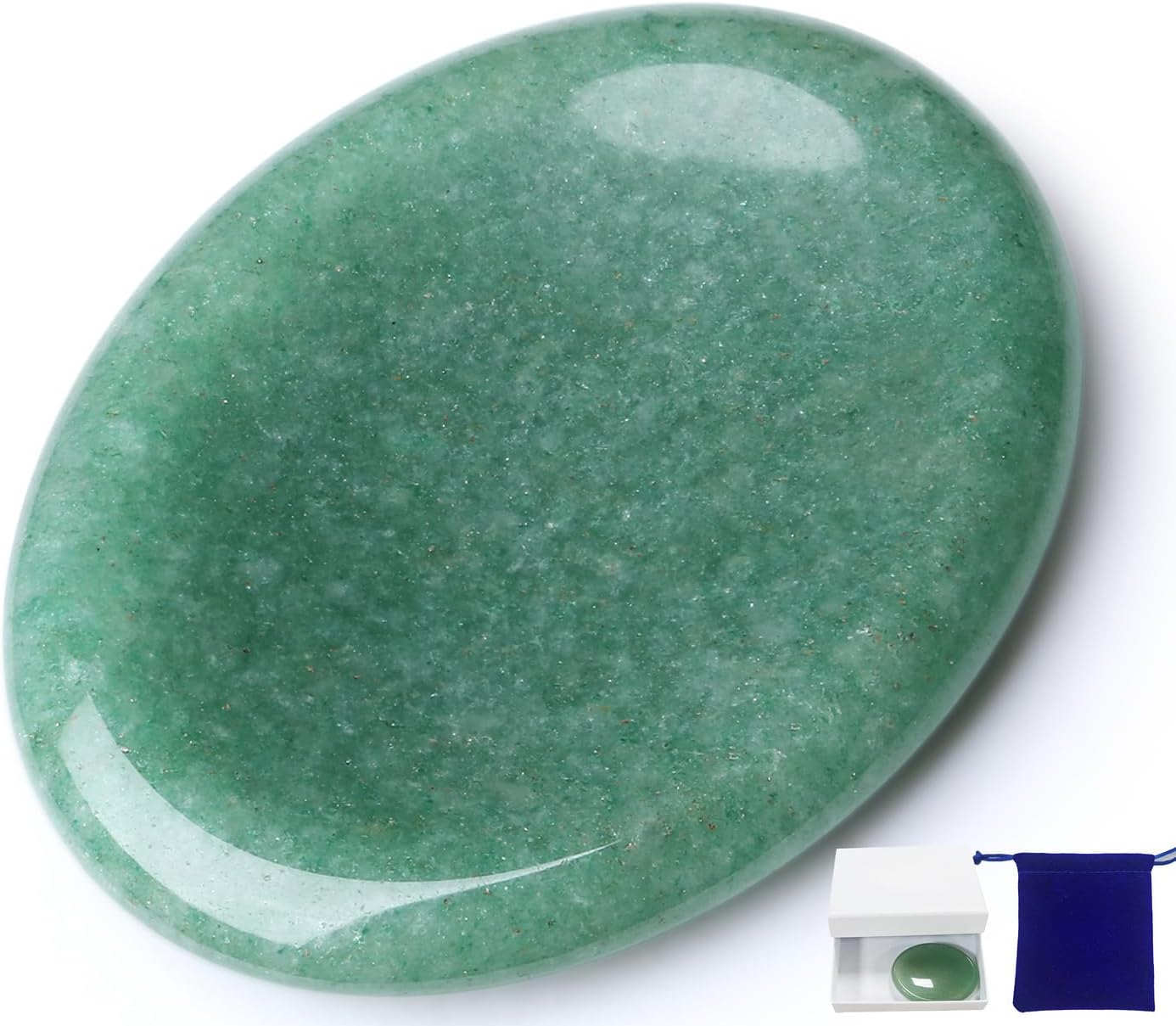 Sacred Balance — 7-Chakra Teardrop Worry Stone