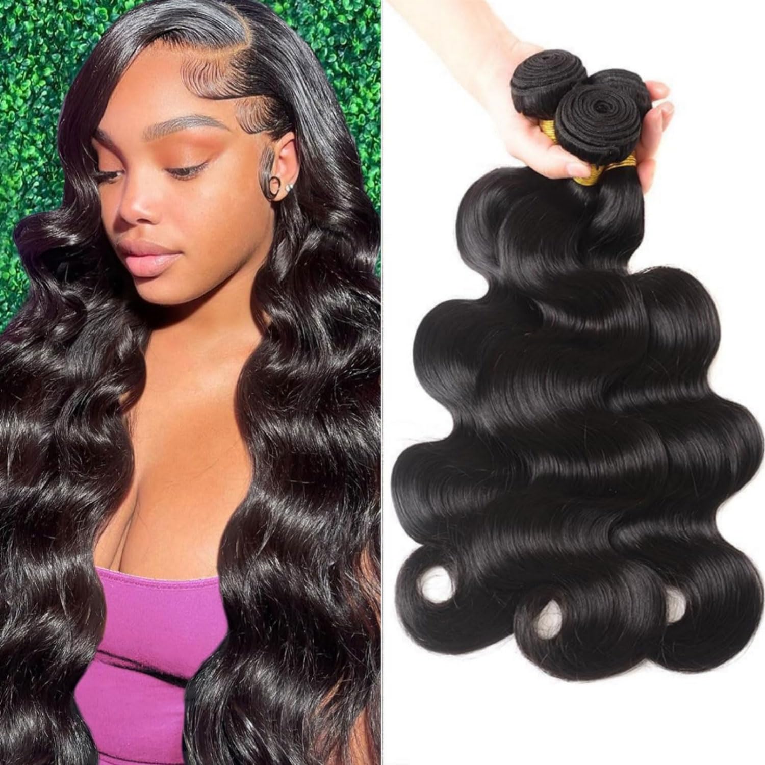 Sacred Crown TM Bundle Body Wave Set - Virgin Human Hair