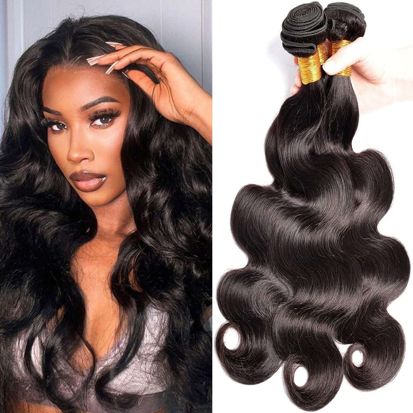 Sacred Crown TM Bundle Body Wave Set - Virgin Human Hair