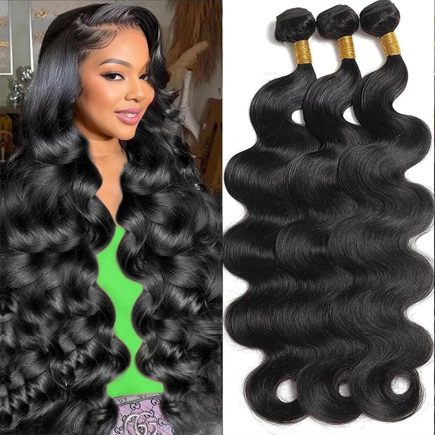 Sacred Crown TM Bundle Body Wave Set - Virgin Human Hair