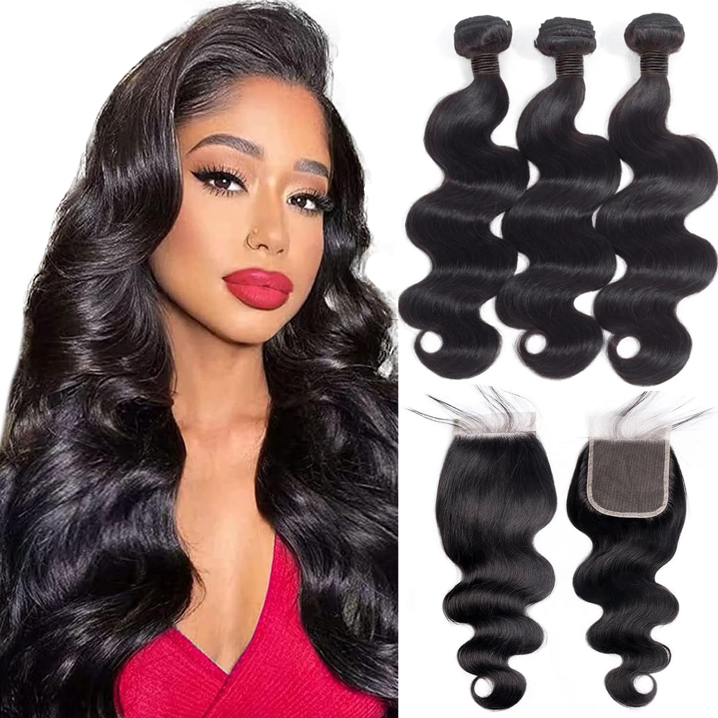 Sacred Crown TM Bundle Body Wave Set - Virgin Human Hair