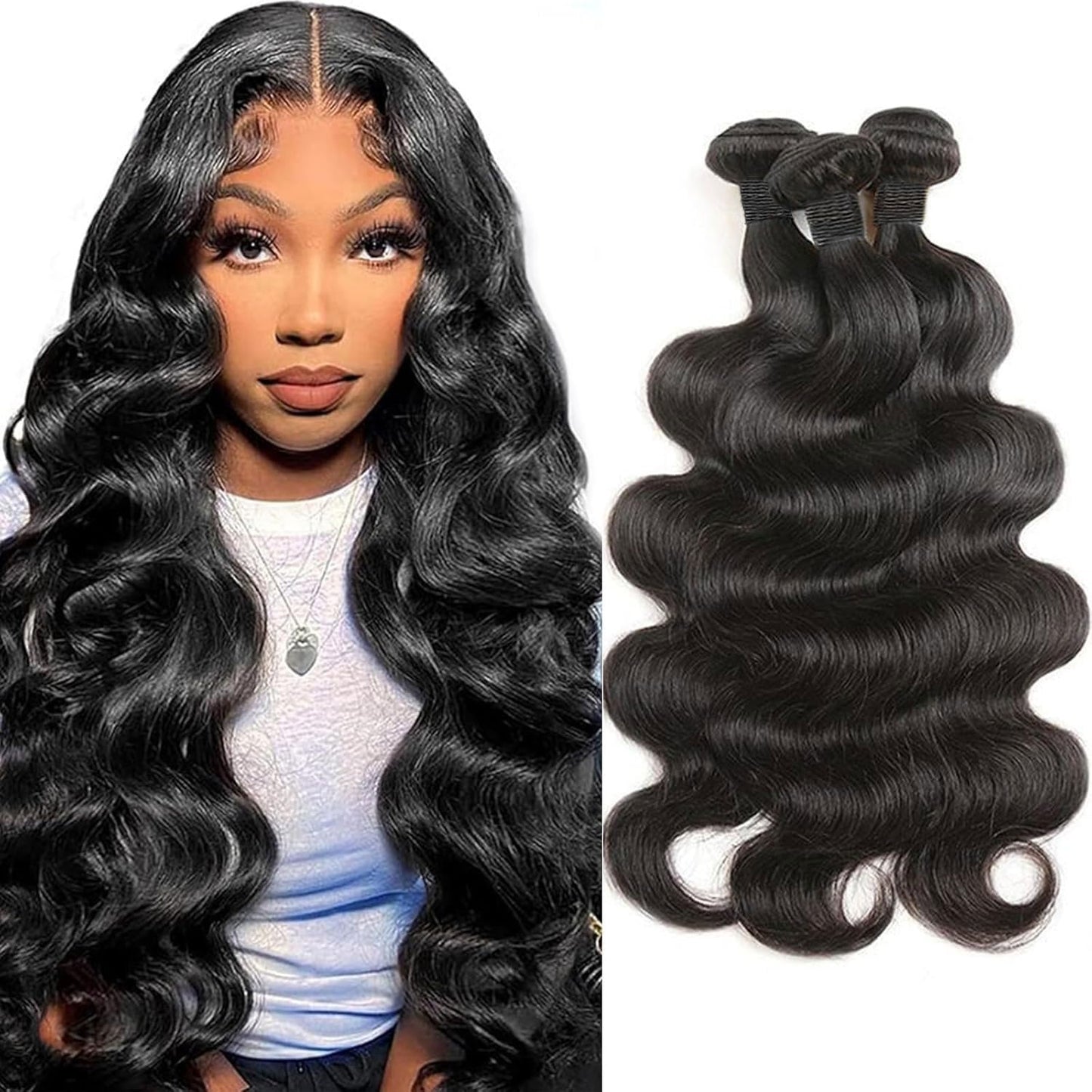 Sacred Crown TM Bundle Body Wave Set - Virgin Human Hair
