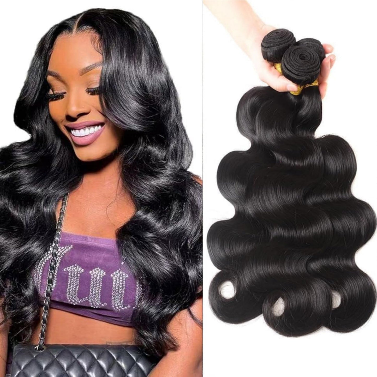 Sacred Crown TM Bundle Body Wave Set - Virgin Human Hair
