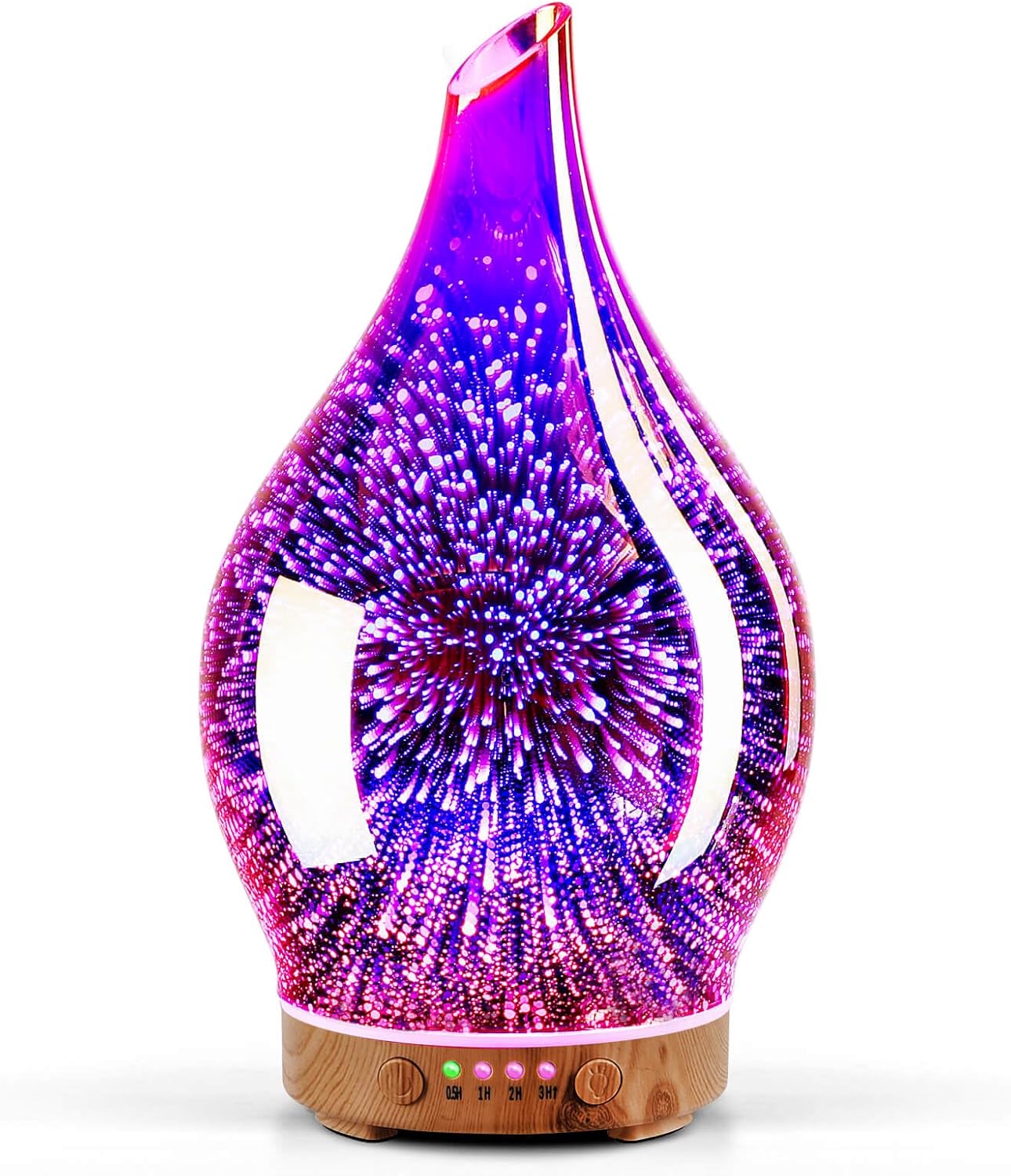 Sacred Glow — 3D Glass Aromatherapy Diffuser
