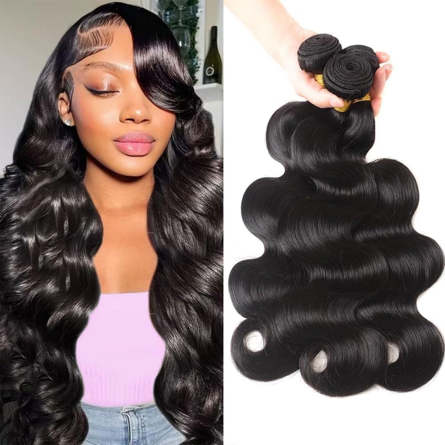 Sacred Crown TM Bundle Body Wave Set - Virgin Human Hair