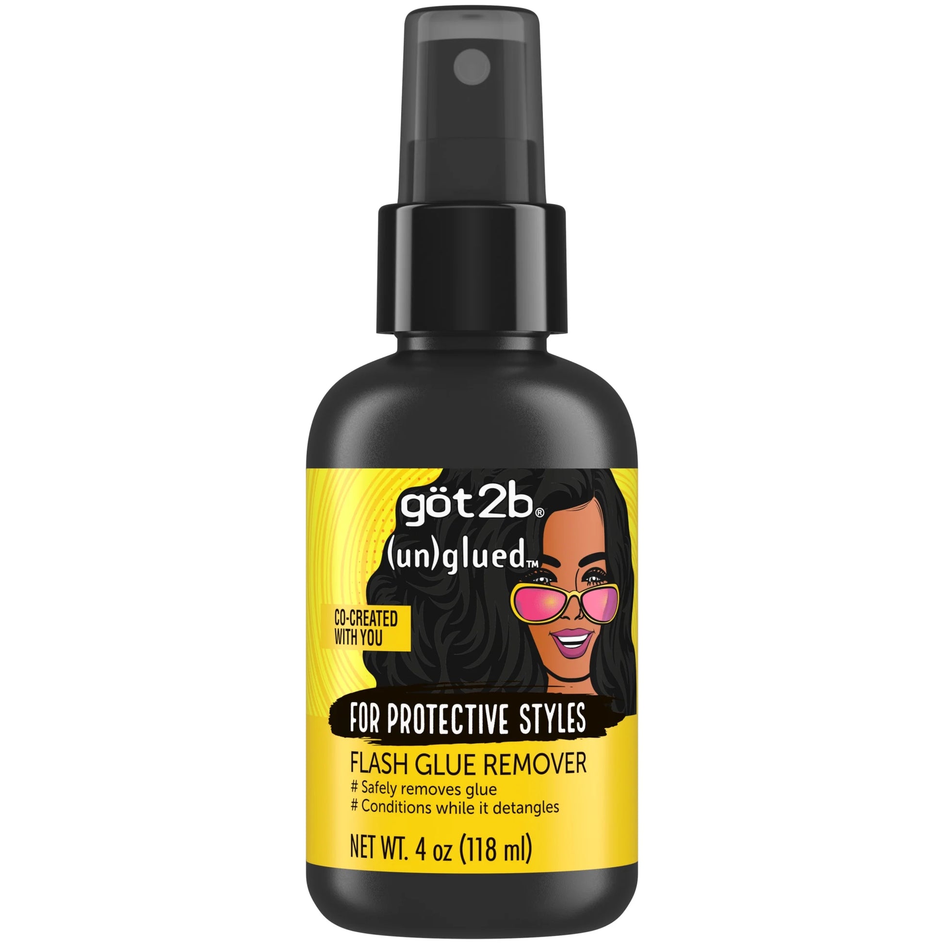 Sacred Scrubs Sleek TM Glued Flash Glue Remover, 4 Oz