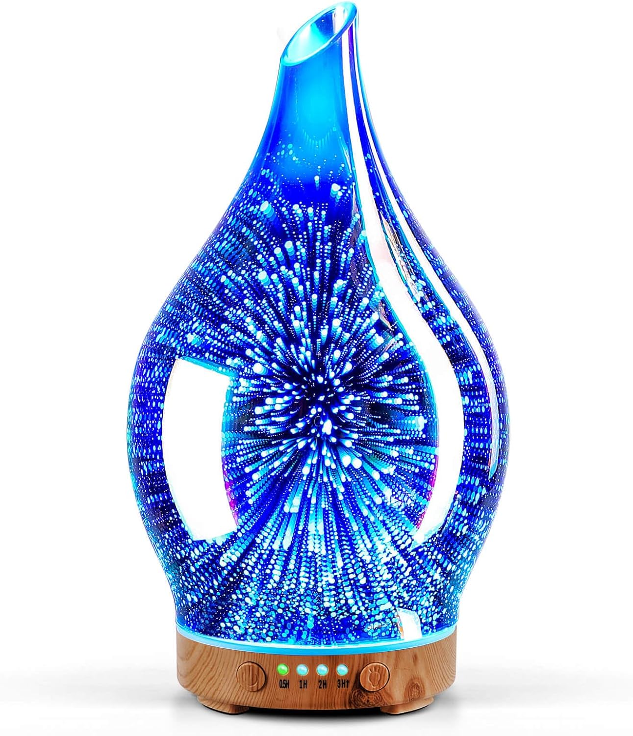 Sacred Glow — 3D Glass Aromatherapy Diffuser