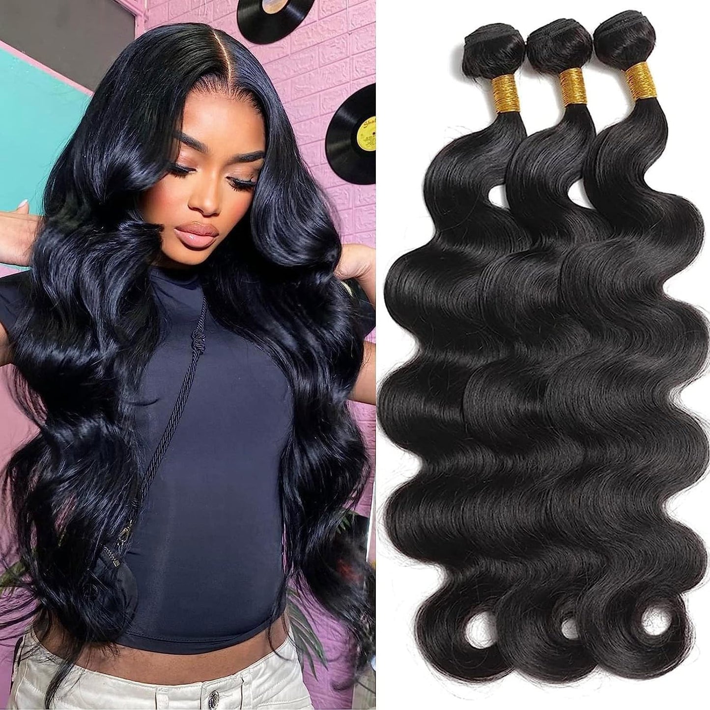 Sacred Crown TM Bundle Body Wave Set - Virgin Human Hair