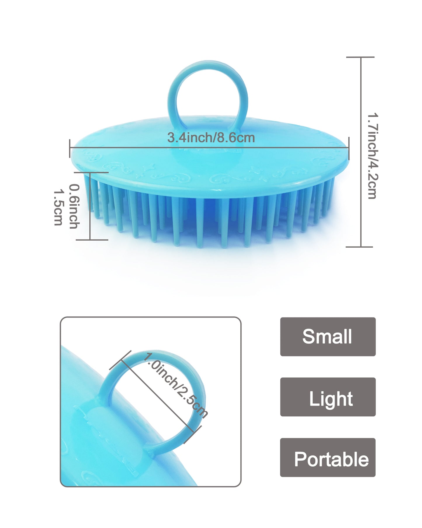 Sacred Scalp Massager Shampoo Brush Set