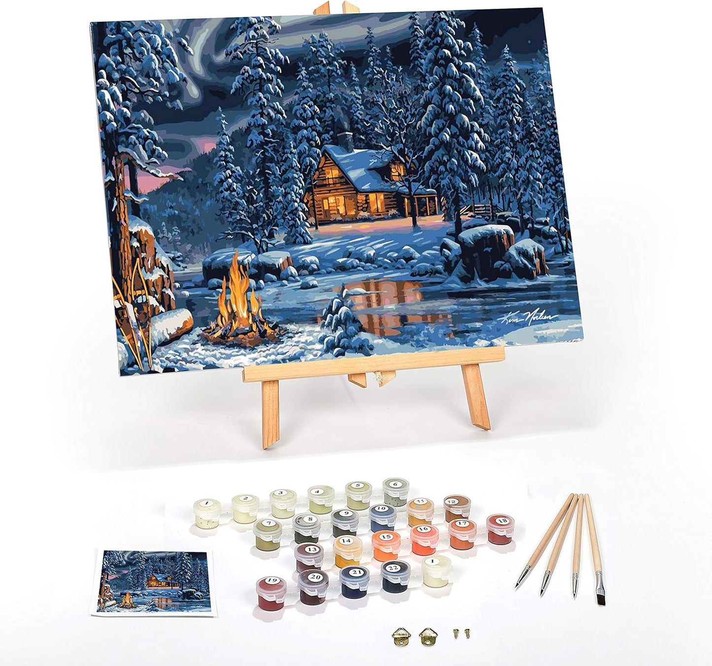 Sacred Scrubs Creative Series Premium Paint-by-Numbers Kit