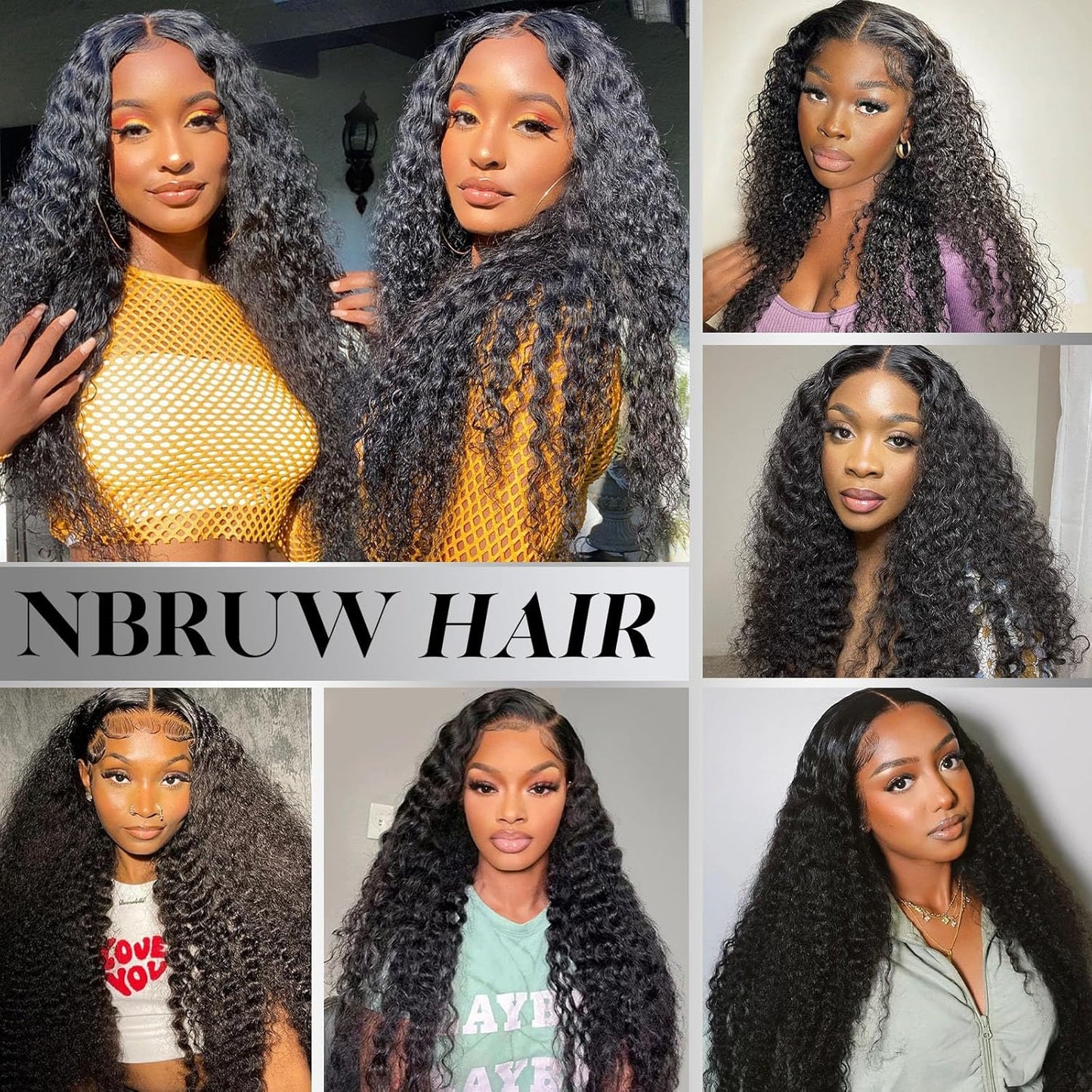 Sacred Crown TM Deep Wave Virgin Human Hair Bundles (3-4 Pieces, Multiple Lengths)