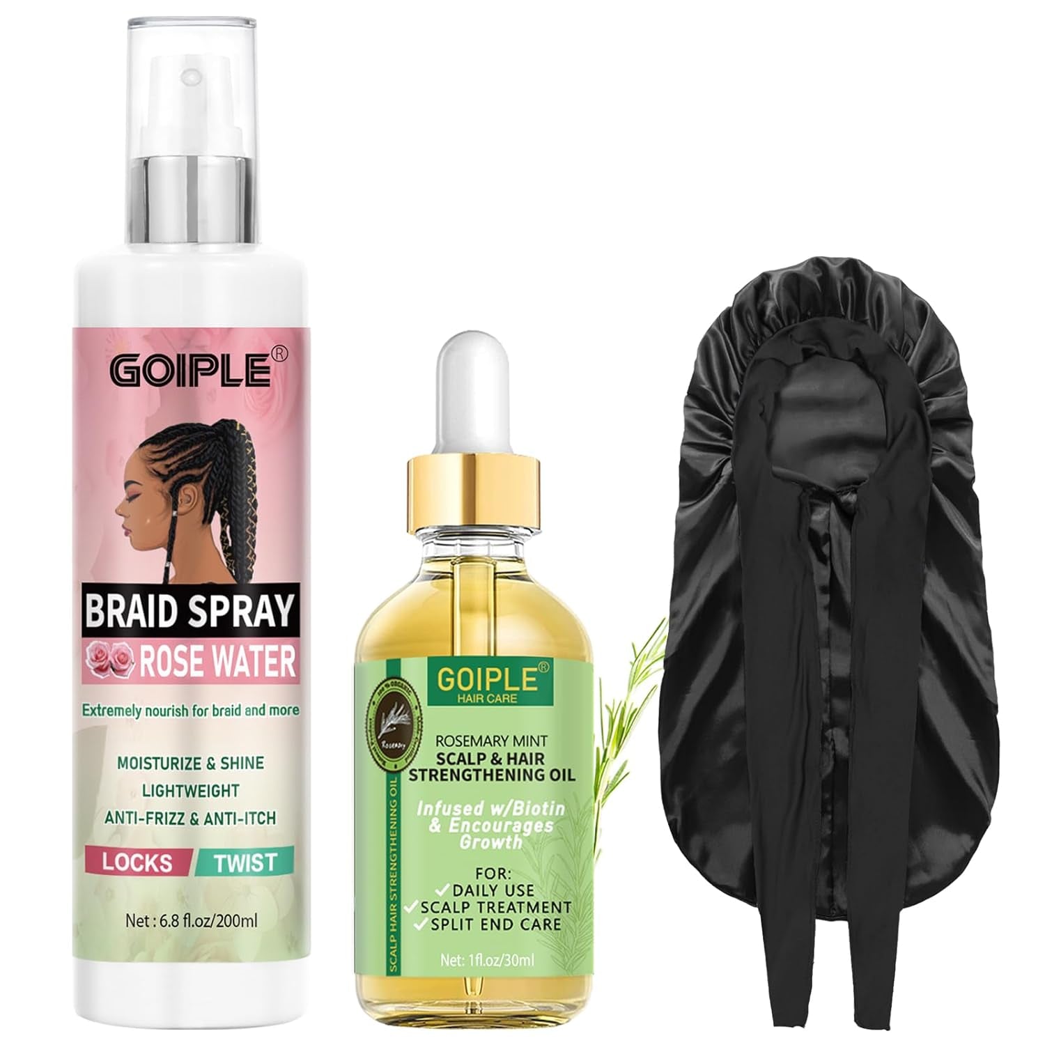 Sacred Scrubs Rose Mint Braid Spray 