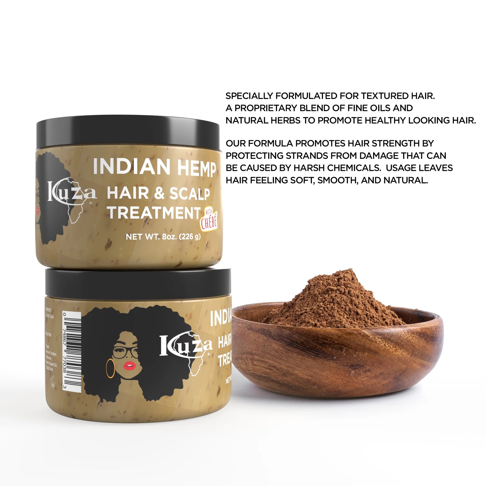 Sacred Scrubs Indian Hemp & Chebe Hair Crean