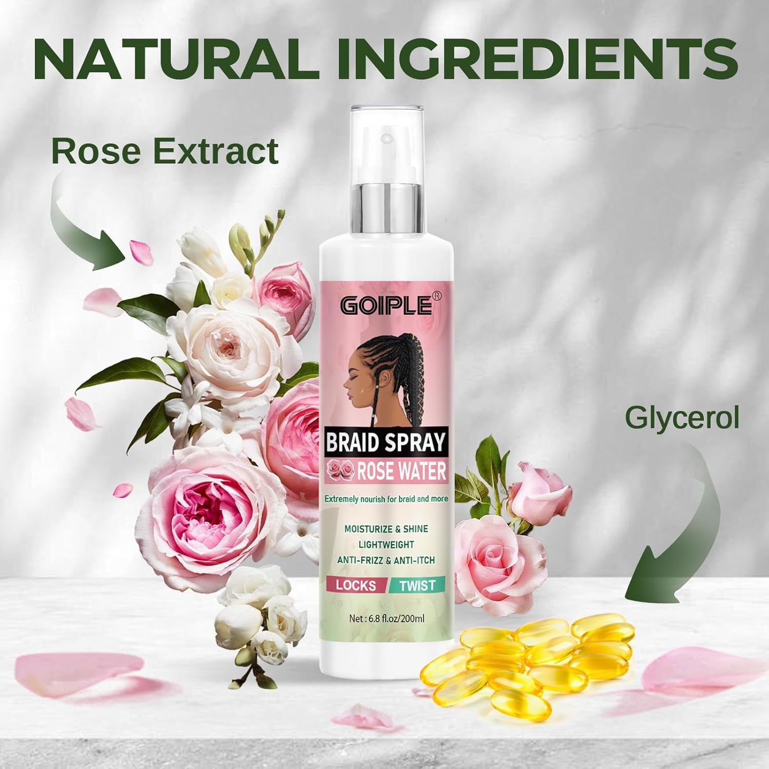 Sacred Scrubs Rose Mint Braid Spray 